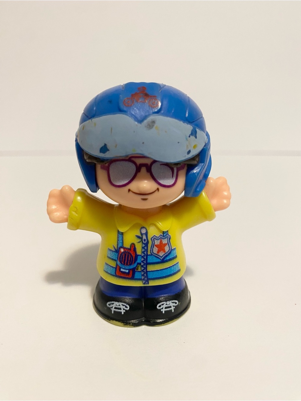 Little People Stop & Go Police Motorcycle Women Toy Figure Fisher Price 4/$20 🛑